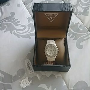 White guess watch